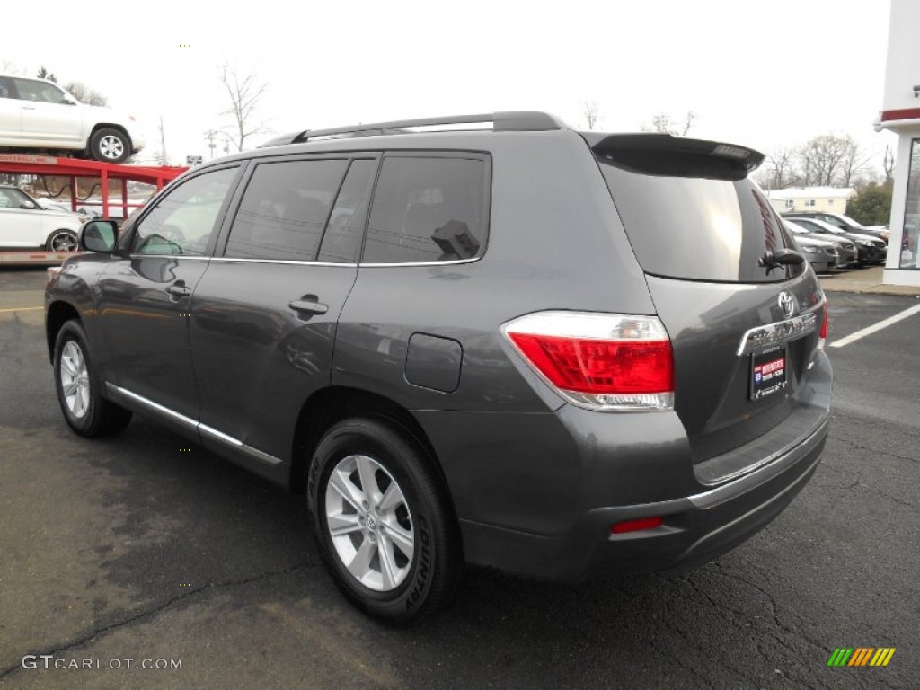 2012 Highlander V6 4WD - Magnetic Gray Metallic / Ash photo #6