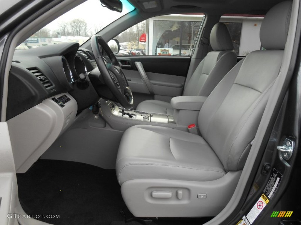 2012 Highlander V6 4WD - Magnetic Gray Metallic / Ash photo #10