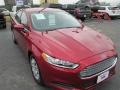 2013 Ruby Red Metallic Ford Fusion S  photo #1