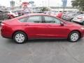 2013 Ruby Red Metallic Ford Fusion S  photo #3