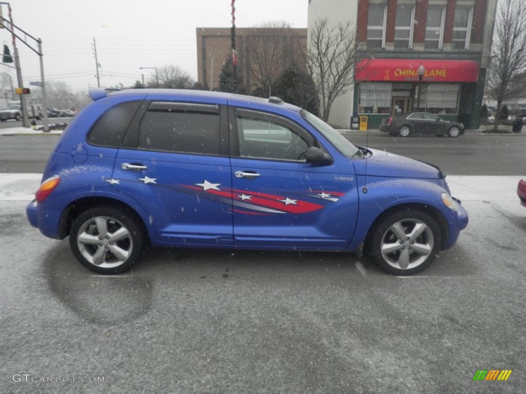 2005 PT Cruiser GT - Electric Blue Pearl / Dark Slate Gray photo #2