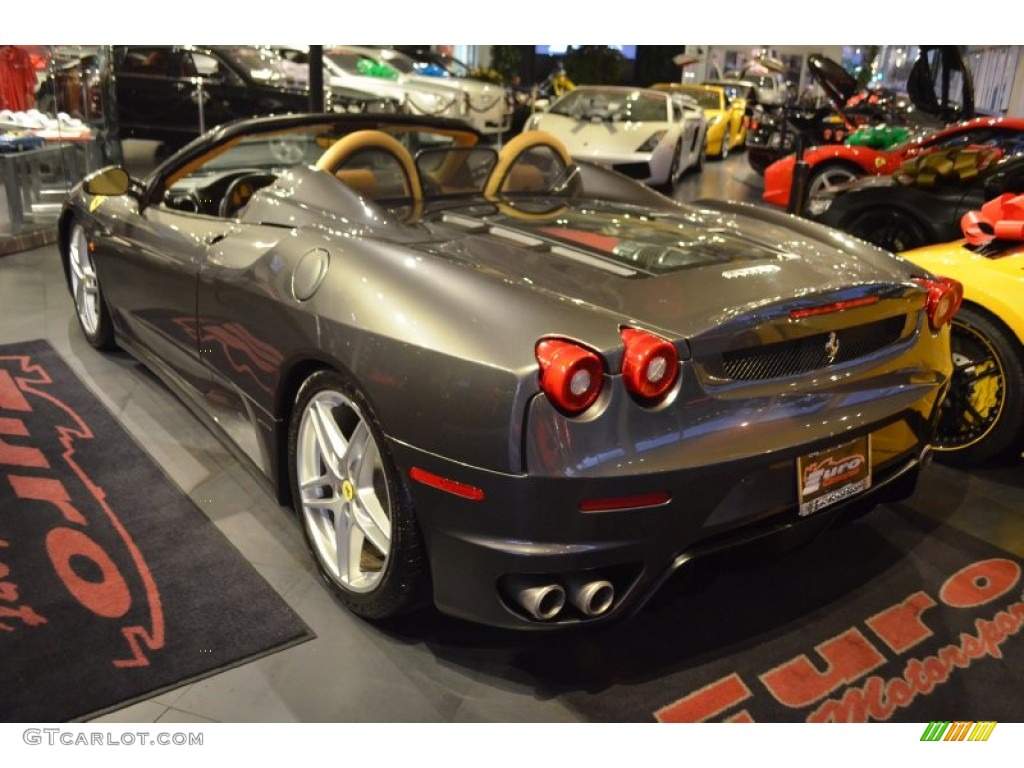 2005 F430 Spider F1 - Grigio Titanio (Grey Metallic) / Beige photo #4