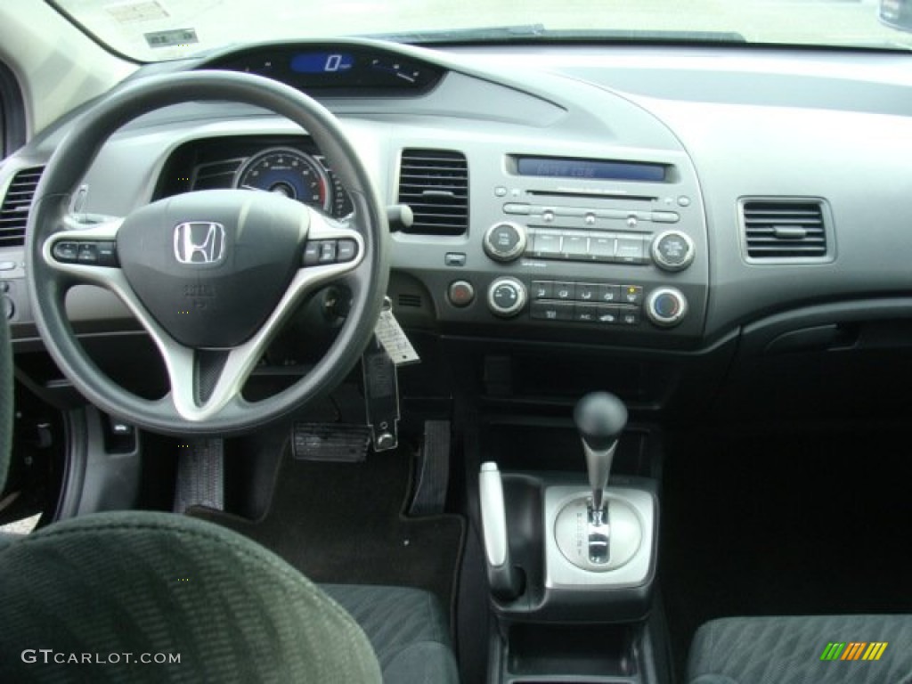 2010 Civic EX Coupe - Crystal Black Pearl / Black photo #9