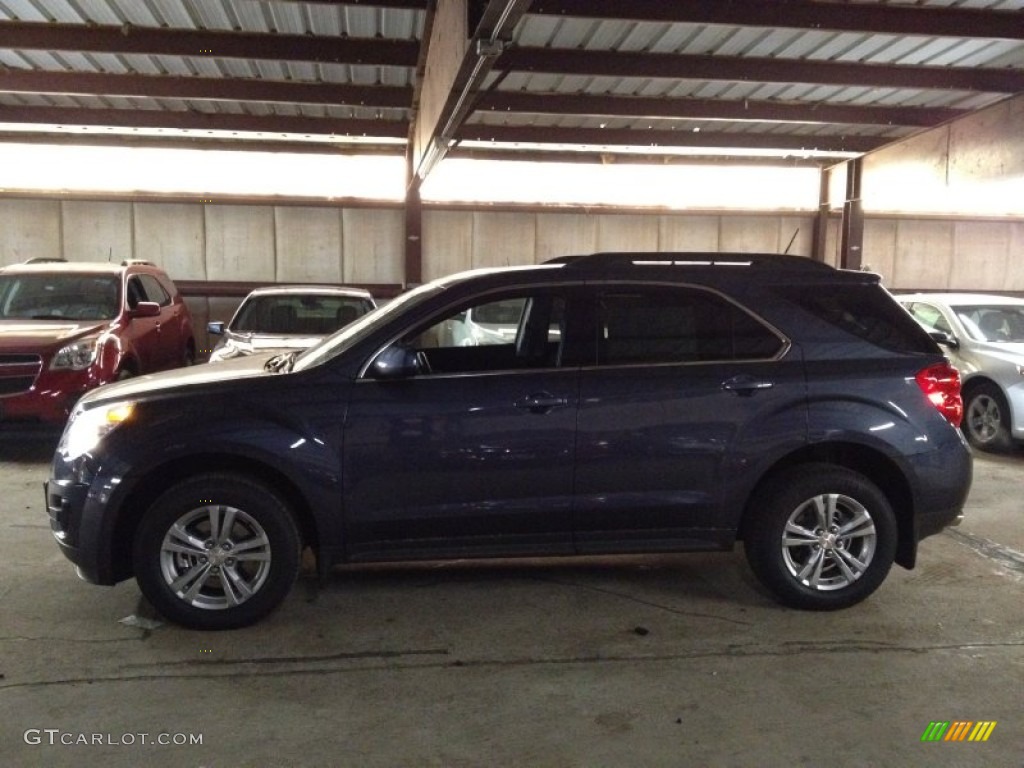 2014 Equinox LT AWD - Atlantis Blue Metallic / Jet Black photo #3