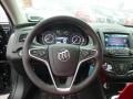 Ebony 2014 Buick Regal AWD Steering Wheel