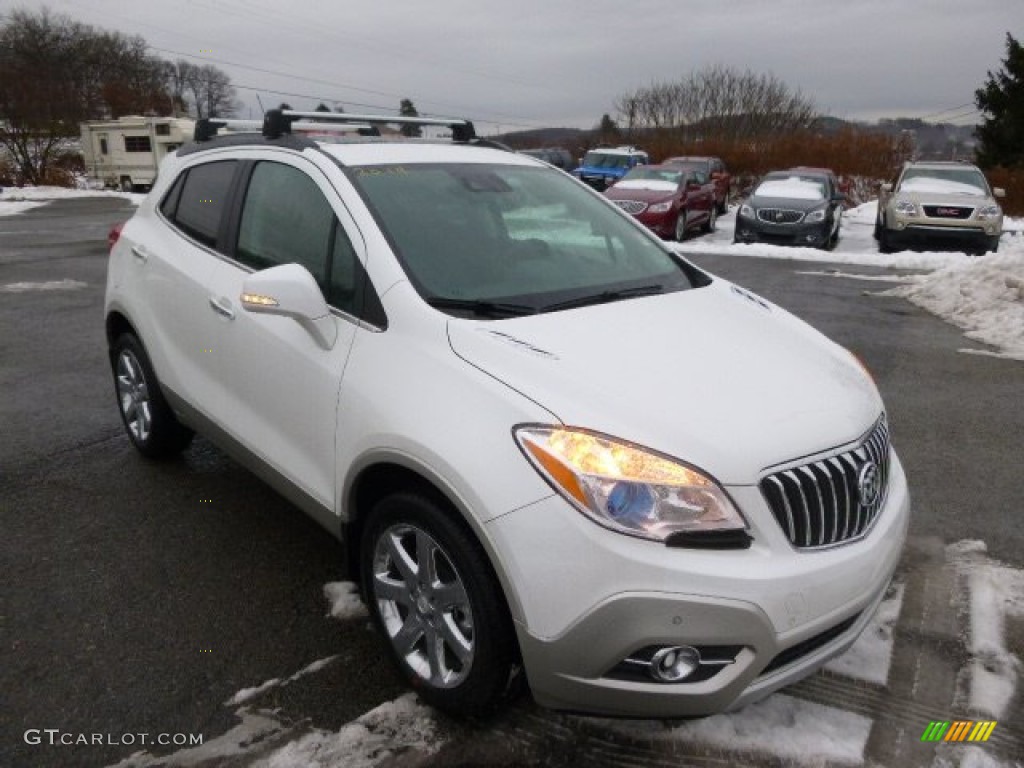 White Pearl Tricoat 2014 Buick Encore Premium Exterior Photo #89072375