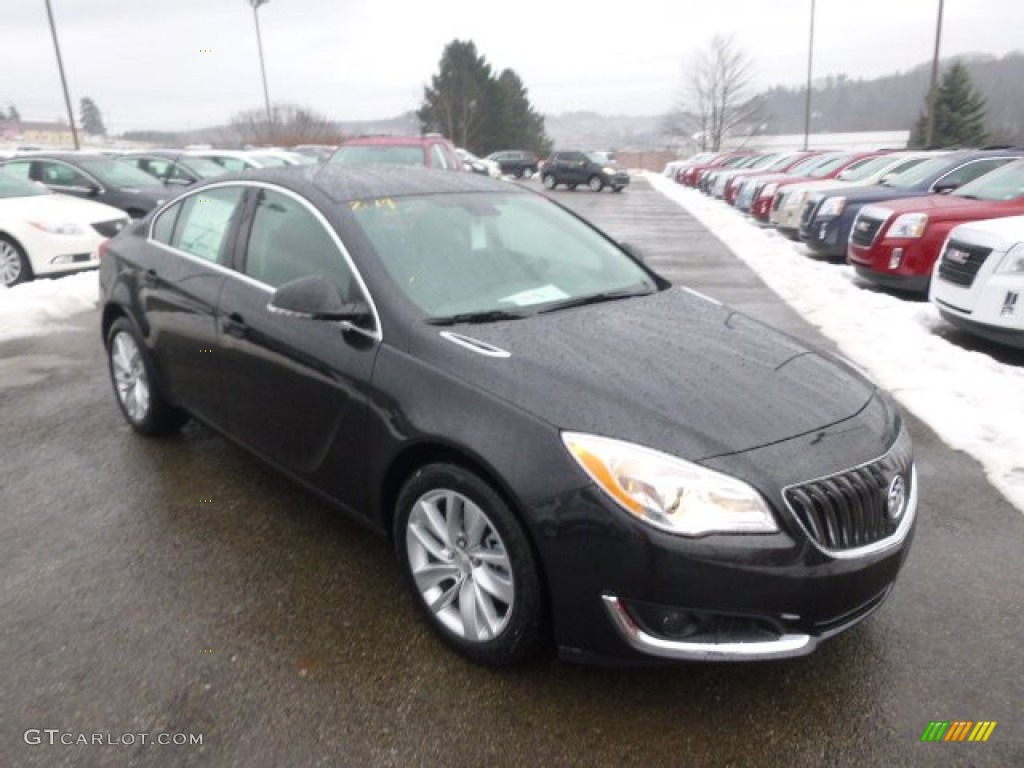 Black Diamond Tricoat 2014 Buick Regal FWD Exterior Photo #89073594