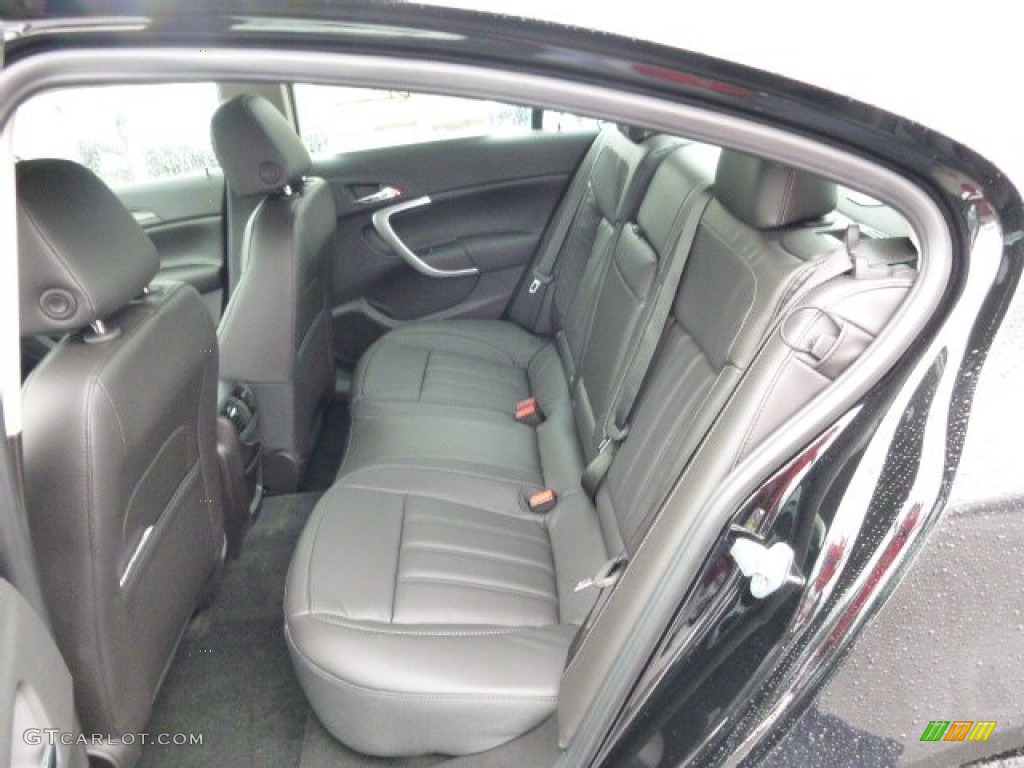 Ebony Interior 2014 Buick Regal FWD Photo #89073770