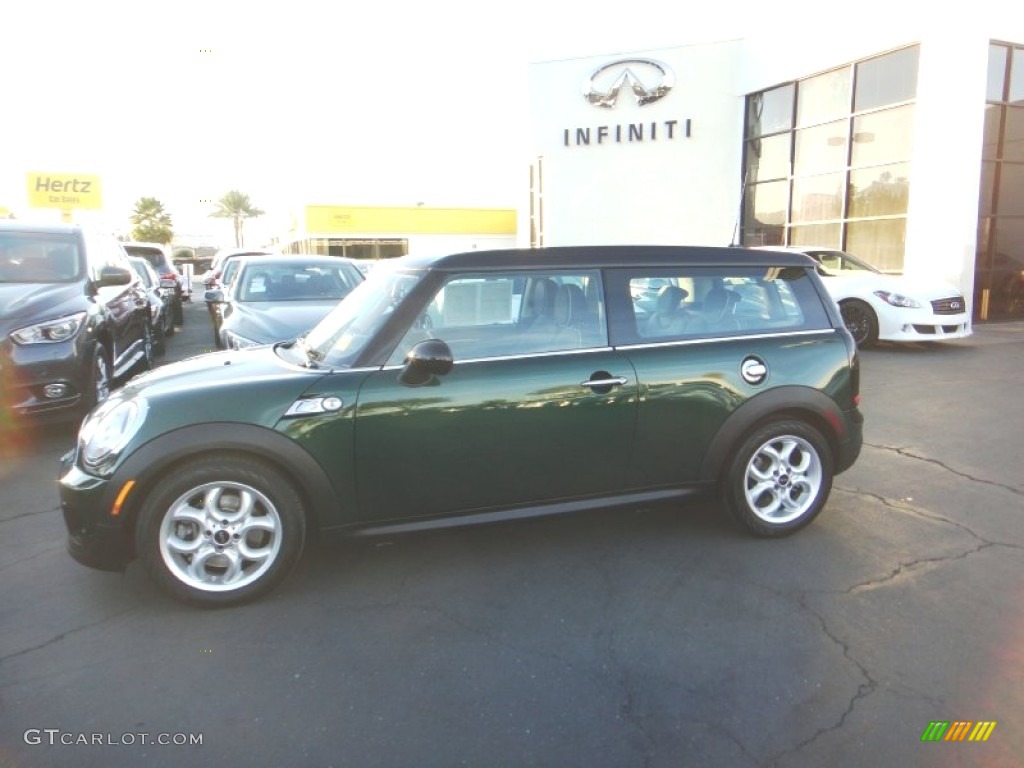 2011 Cooper S Clubman - British Racing Green II / Hot Chocolate Lounge Leather photo #2