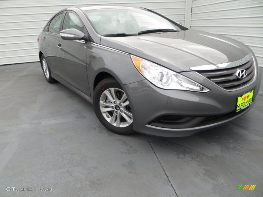 2014 Sonata GLS - Harbor Gray Metallic / Gray photo #2