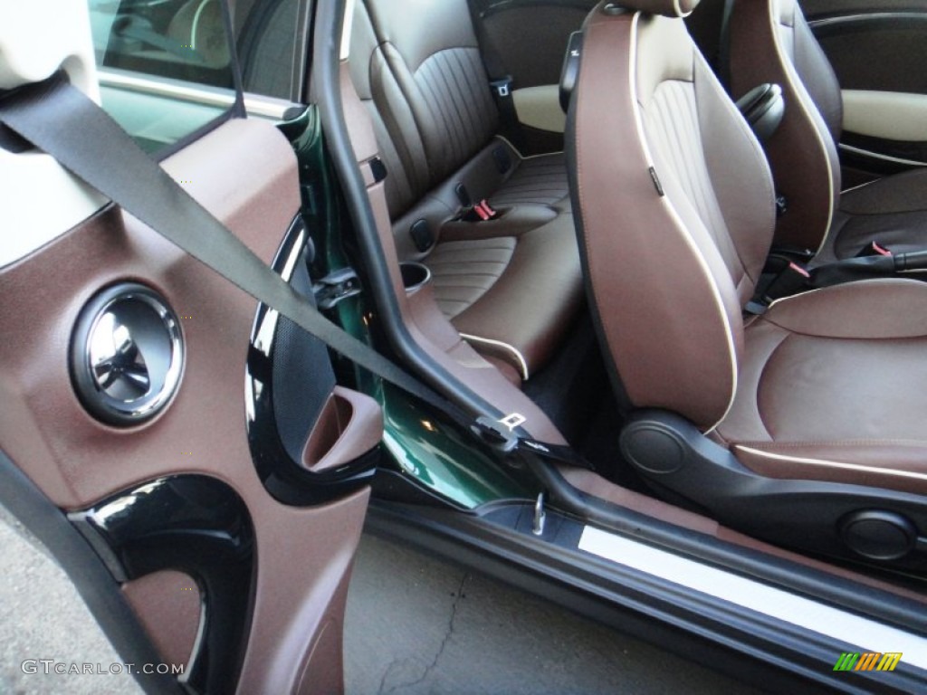 2011 Cooper S Clubman - British Racing Green II / Hot Chocolate Lounge Leather photo #18