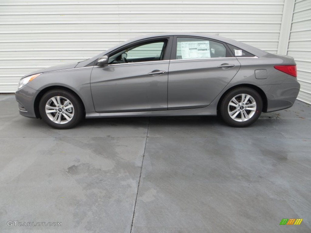 2014 Sonata GLS - Harbor Gray Metallic / Gray photo #6