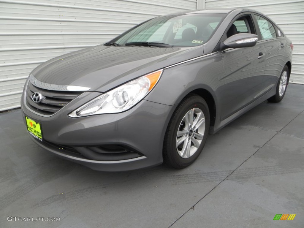 2014 Sonata GLS - Harbor Gray Metallic / Gray photo #7