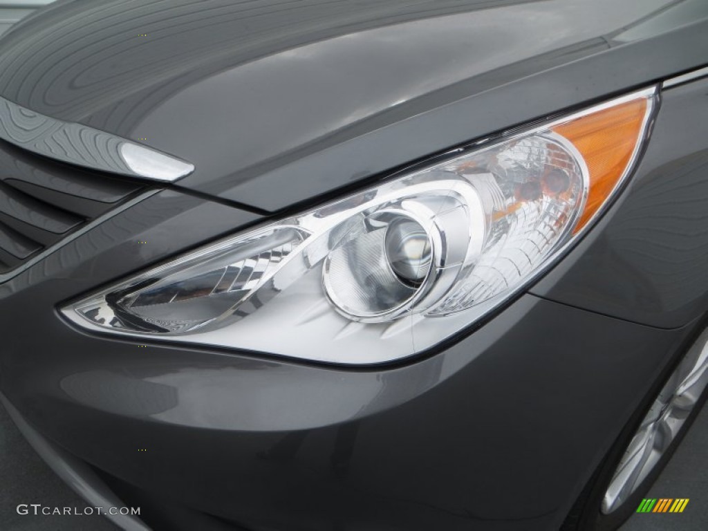 2014 Sonata GLS - Harbor Gray Metallic / Gray photo #9