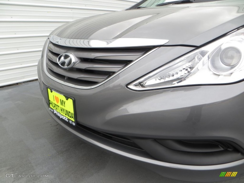 2014 Sonata GLS - Harbor Gray Metallic / Gray photo #10