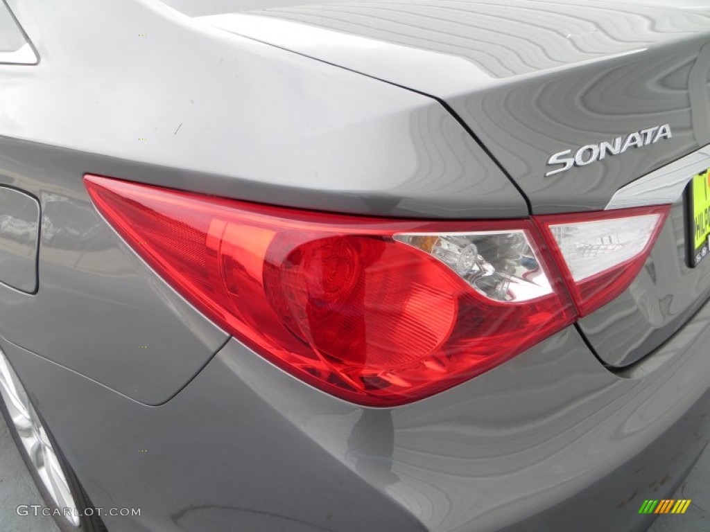 2014 Sonata GLS - Harbor Gray Metallic / Gray photo #12