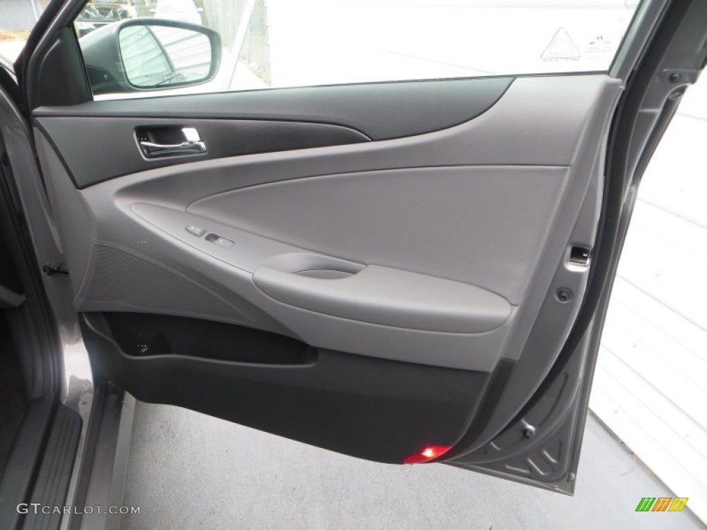 2014 Sonata GLS - Harbor Gray Metallic / Gray photo #15