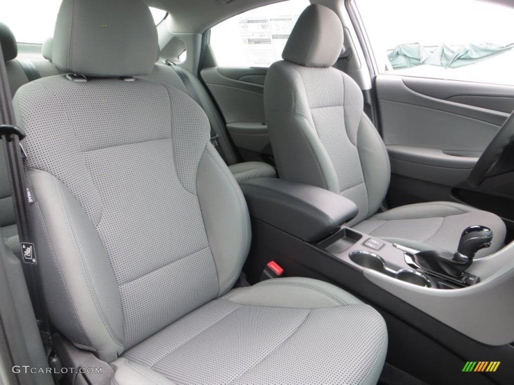 2014 Sonata GLS - Harbor Gray Metallic / Gray photo #17