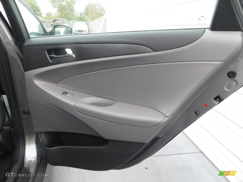 2014 Sonata GLS - Harbor Gray Metallic / Gray photo #18