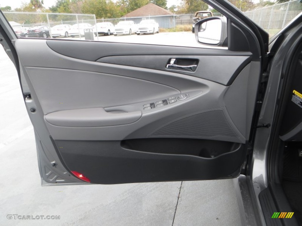 2014 Sonata GLS - Harbor Gray Metallic / Gray photo #22