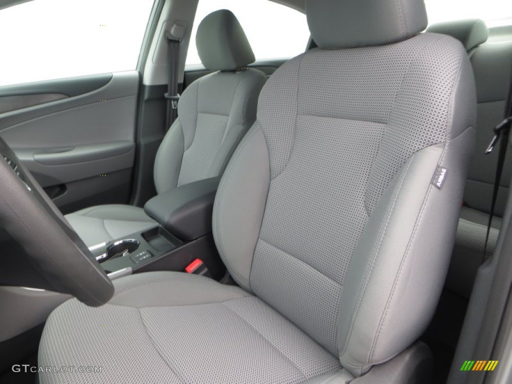 2014 Sonata GLS - Harbor Gray Metallic / Gray photo #25