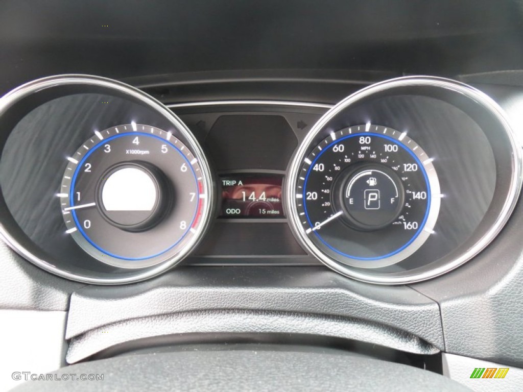 2014 Sonata GLS - Harbor Gray Metallic / Gray photo #31
