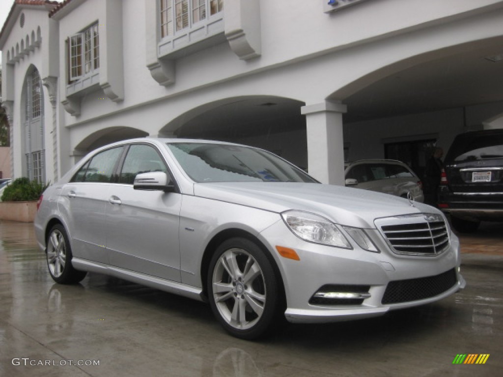 2012 E 350 Sedan - Iridium Silver Metallic / Black photo #1