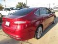 2014 Ruby Red Ford Fusion Hybrid SE  photo #5