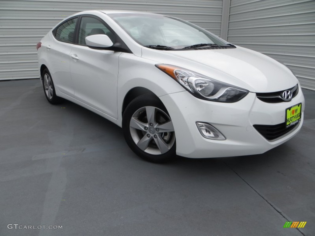 2013 Elantra Limited - Shimmering White / Gray photo #1