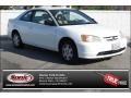 Taffeta White 2003 Honda Civic LX Coupe
