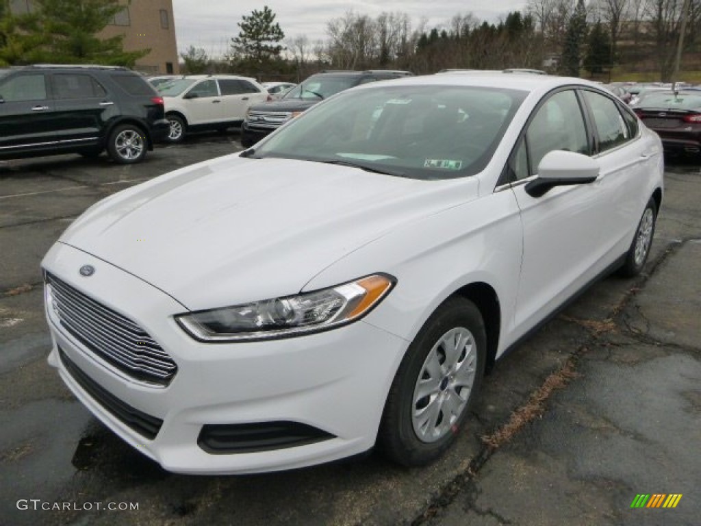 Oxford White 2014 Ford Fusion S Exterior Photo #89079695