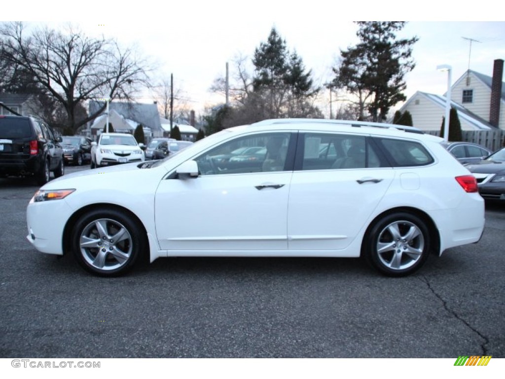 Bellanova White Pearl 2012 Acura TSX Technology Sport Wagon Exterior Photo #89079908