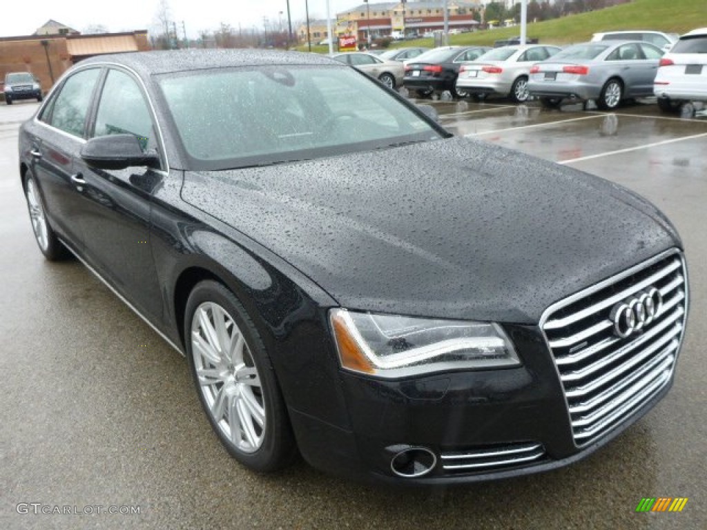 Night Blue Pearl Effect 2013 Audi A8 L 3.0T quattro Exterior Photo #89080541