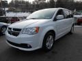 2013 Stone White Dodge Grand Caravan Crew  photo #3