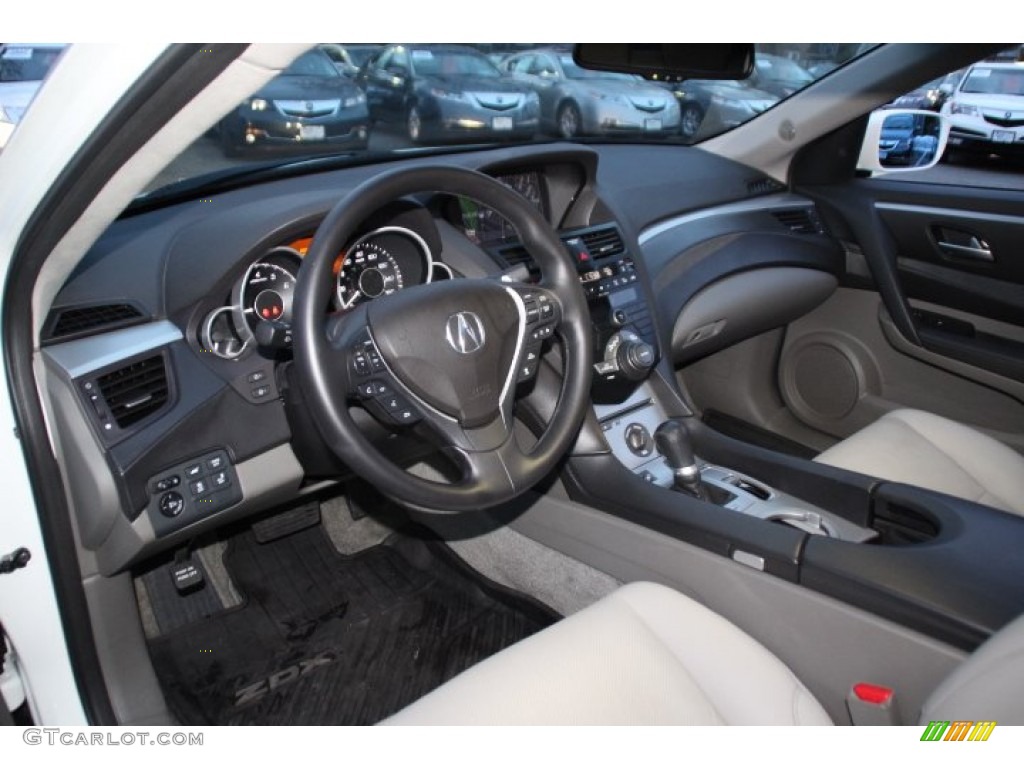 2012 ZDX SH-AWD Advance - Aspen White Pearl II / Taupe photo #10