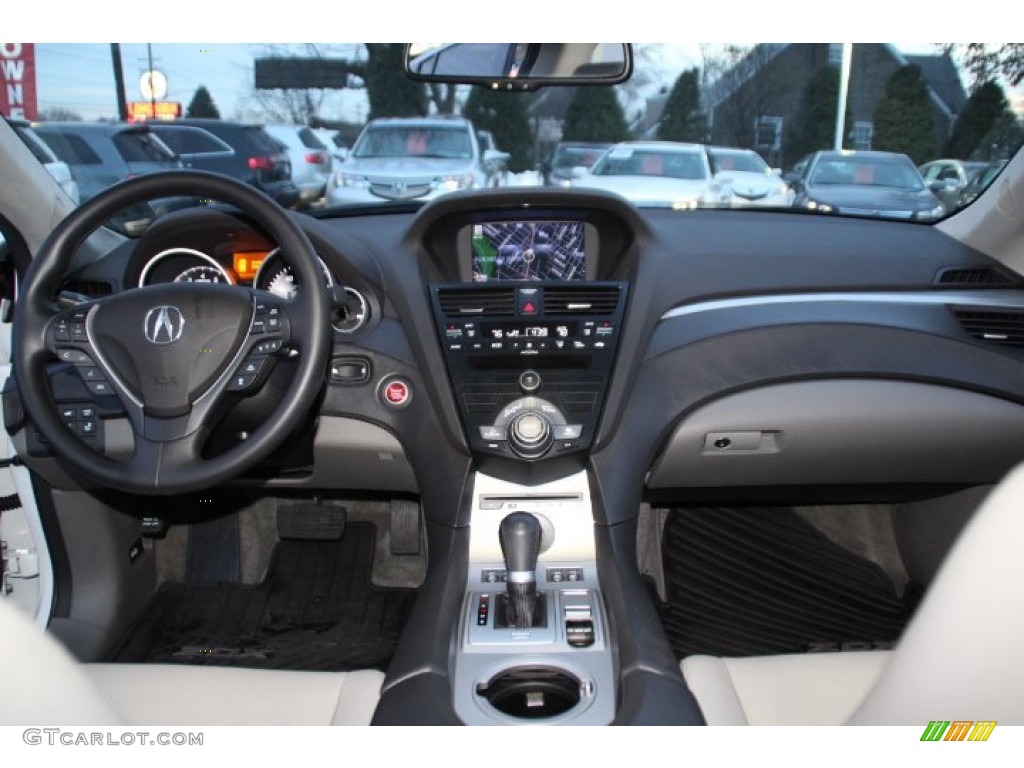 2012 ZDX SH-AWD Advance - Aspen White Pearl II / Taupe photo #13