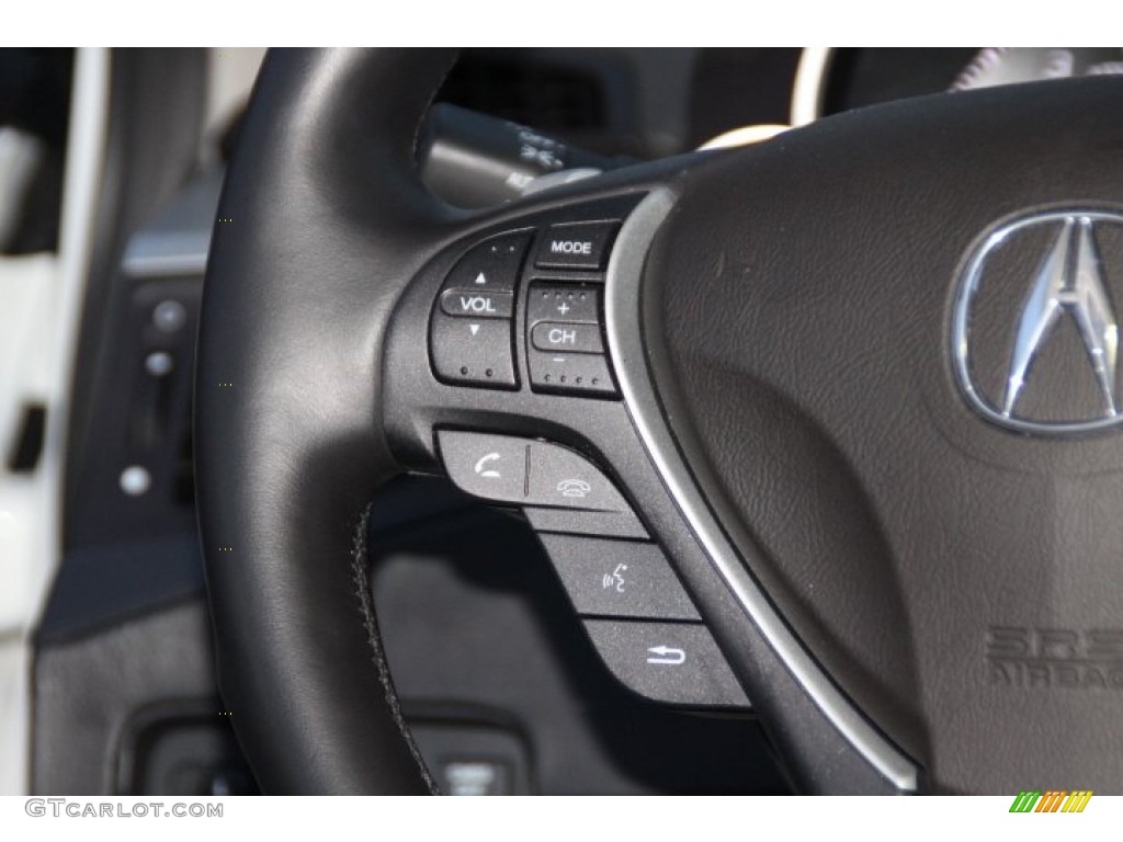 2012 ZDX SH-AWD Advance - Aspen White Pearl II / Taupe photo #17