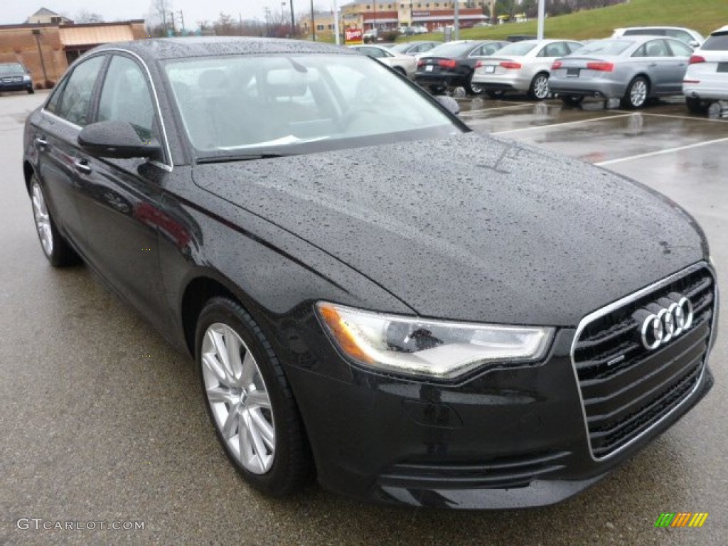 Havanna Black Metallic 2014 Audi A6 3.0 TDI quattro Sedan Exterior Photo #89080907
