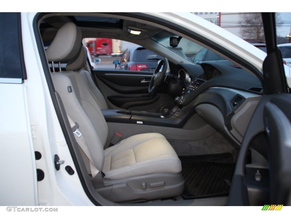2012 ZDX SH-AWD Advance - Aspen White Pearl II / Taupe photo #28