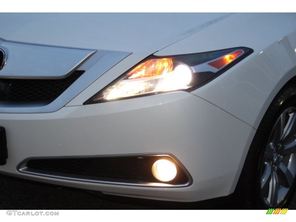 2012 ZDX SH-AWD Advance - Aspen White Pearl II / Taupe photo #31