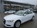 2014 Glacier White Metallic Audi A6 2.0T quattro Sedan  photo #1