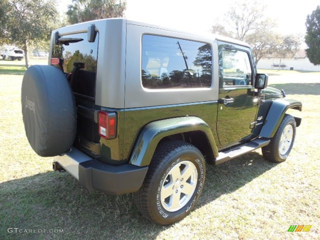 2010 Wrangler Sahara 4x4 - Natural Green Pearl / Dark Slate Gray/Medium Slate Gray photo #9