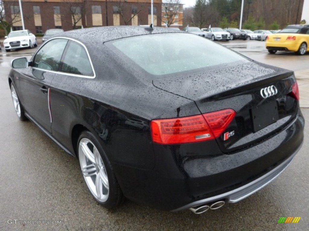 Brilliant Black 2014 Audi S5 3.0T Premium Plus quattro Coupe Exterior Photo #89082101