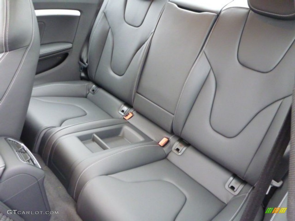 Black Interior 2014 Audi S5 3.0T Premium Plus quattro Coupe Photo #89082266
