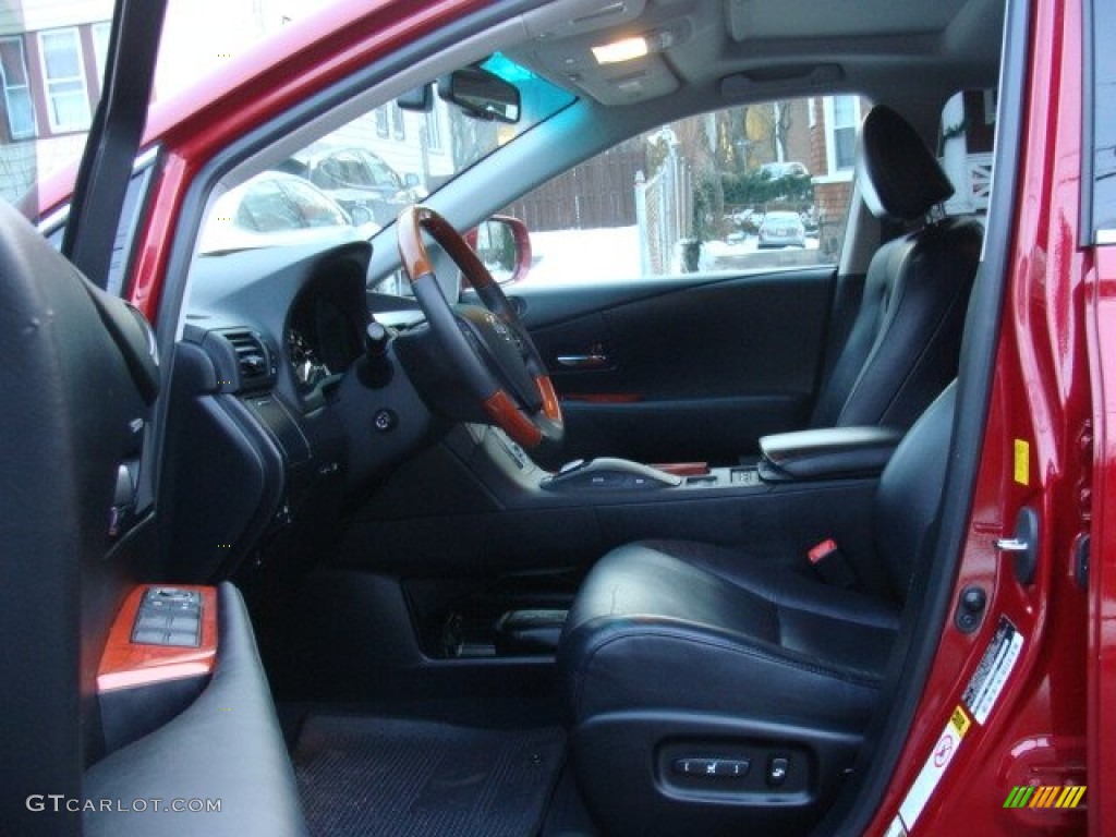 2011 RX 350 AWD - Matador Red Mica / Black photo #9