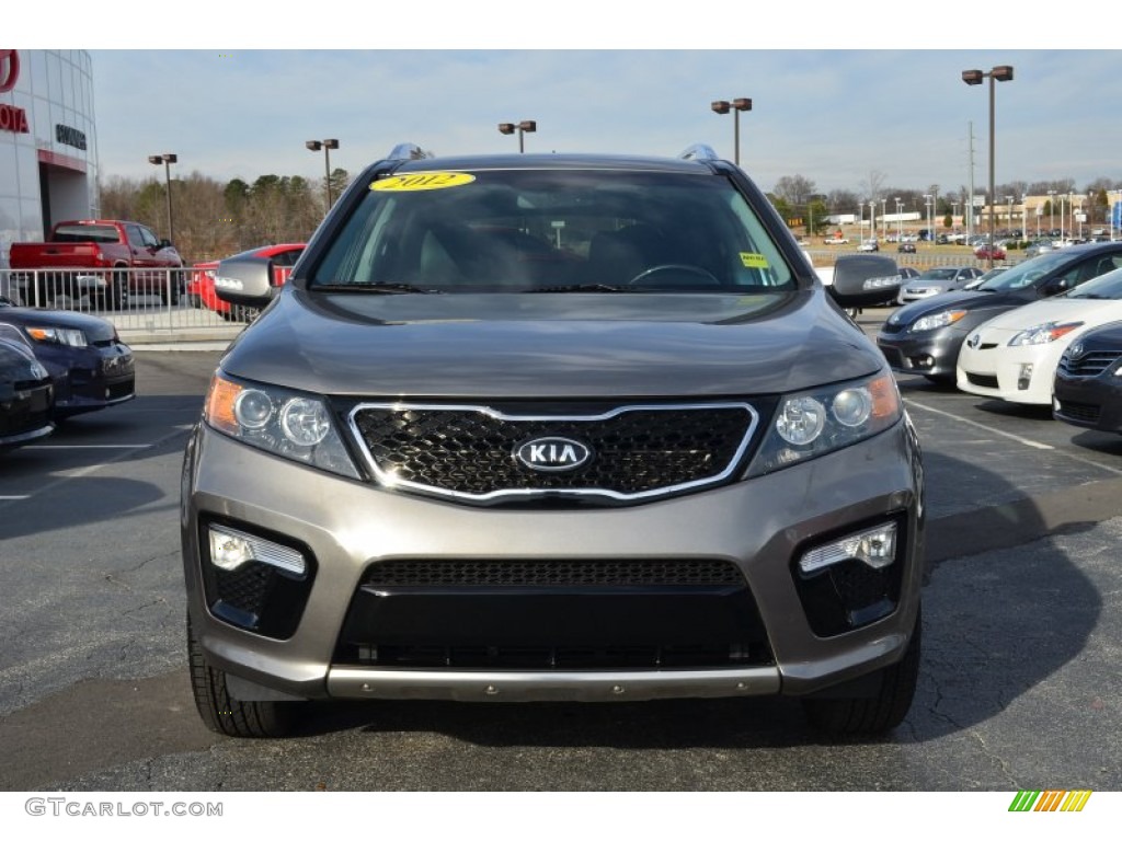 2012 Sorento SX V6 - Titanium Silver / Black photo #7