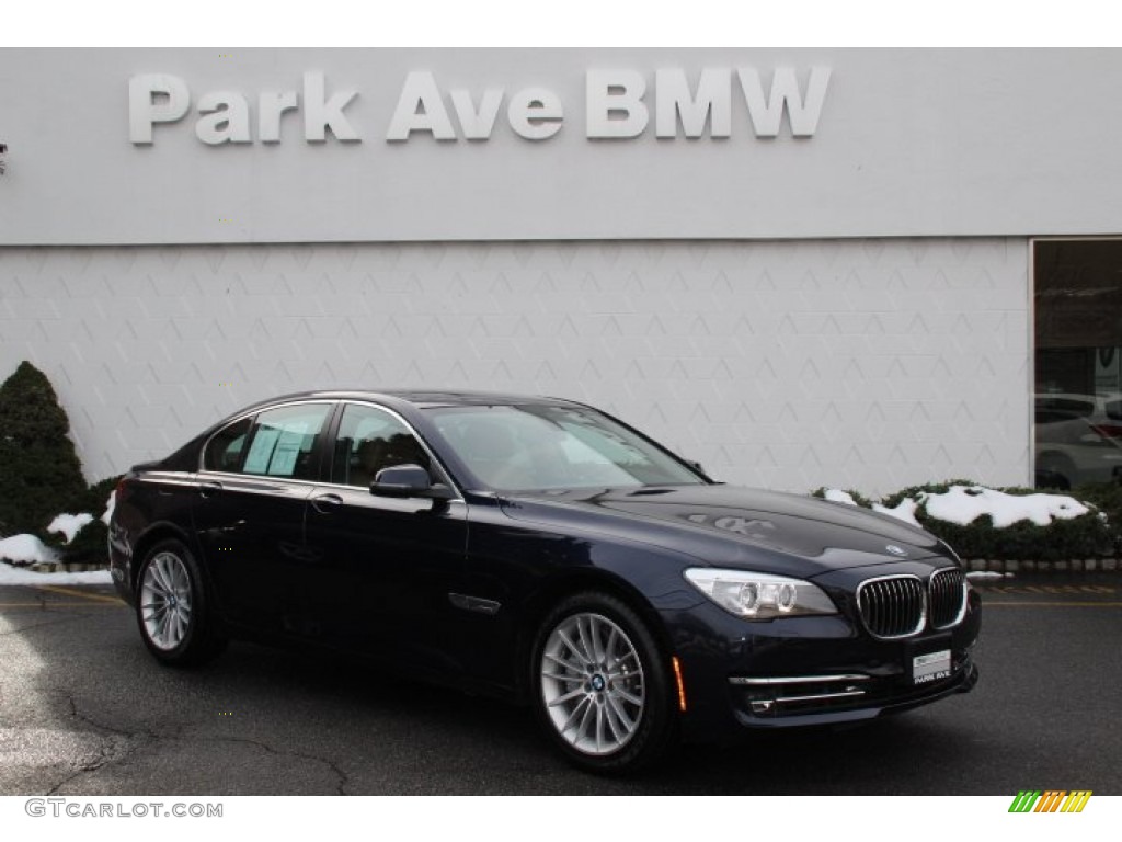 2013 7 Series 750i xDrive Sedan - Imperial Blue Metallic / Saddle/Black photo #1