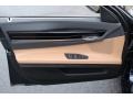 Saddle/Black 2013 BMW 7 Series 750i xDrive Sedan Door Panel