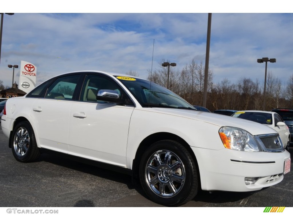 2007 Five Hundred Limited AWD - Oxford White / Pebble photo #1