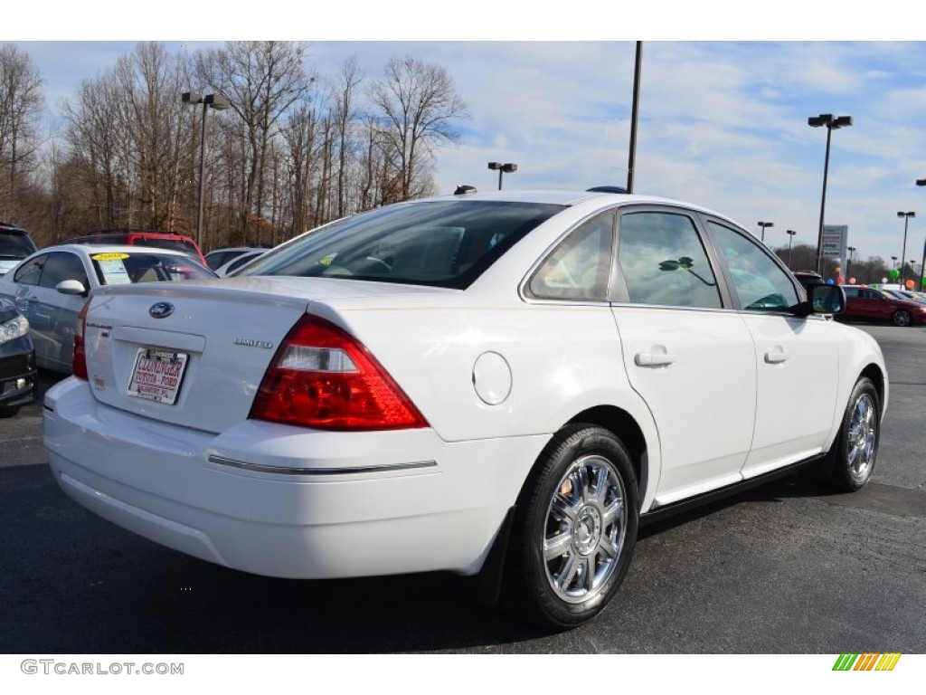 2007 Five Hundred Limited AWD - Oxford White / Pebble photo #4